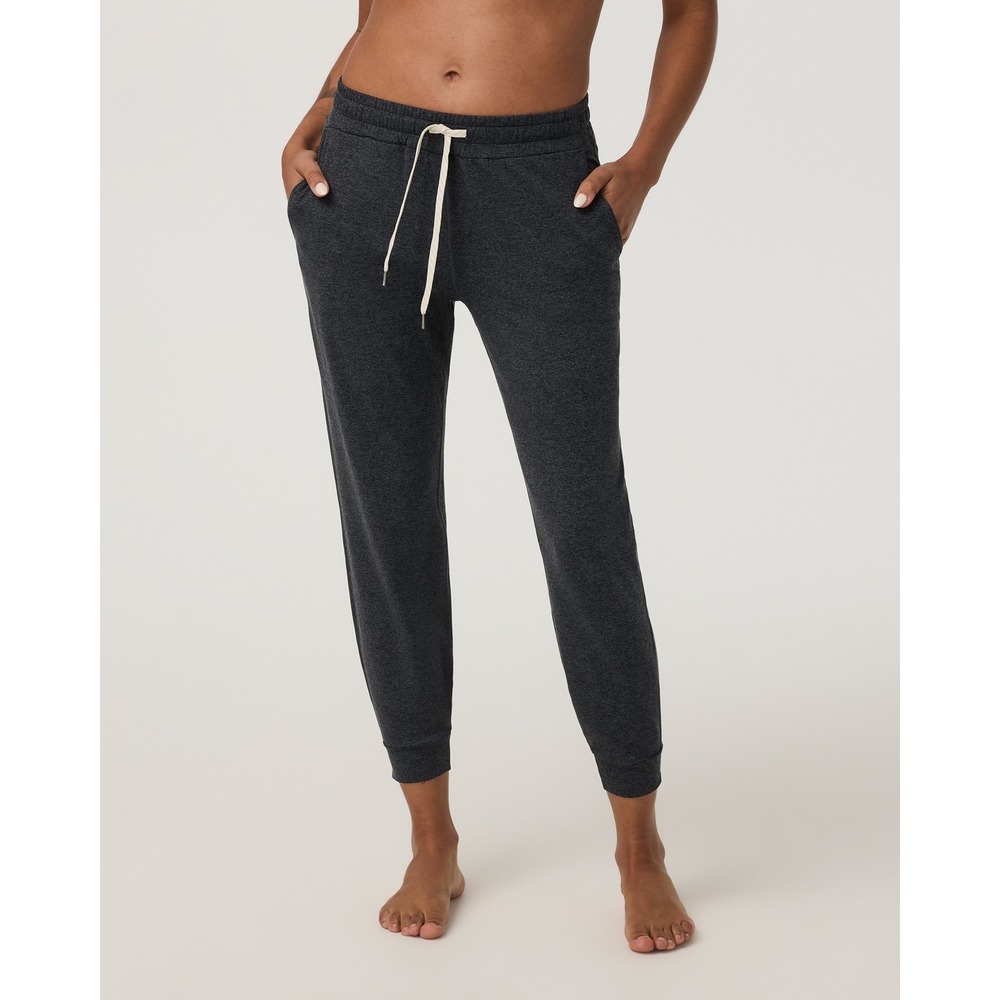 Vuori Performance Jogger DreamKnit Slim Cropped Large Charcoal Heather